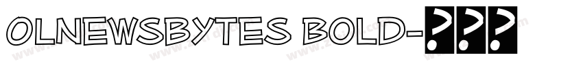OLNewsbytes Bold字体转换